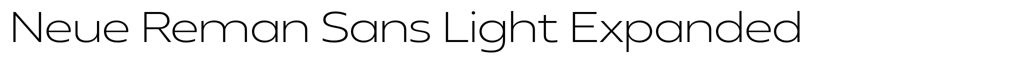 Neue Reman Sans Light Expanded image